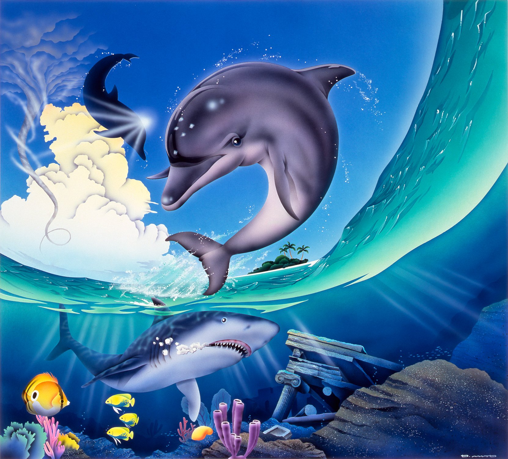 Ecco The Dolphin For The Megadrive