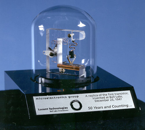 The worlds first transistor